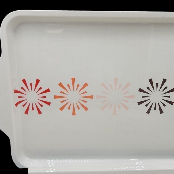 Target Melamine Serving Tray Platter Snowflake Starburst - Picture 2 of 7